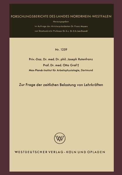 Produktbild: Zur Frage der zeitlichen Belastung von Lehrkr&auml;ften
