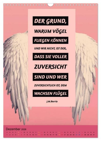 Produktbild: Aktiviere Deine Motivation Weisheiten und Spr&uuml;che (Wandkalender 2026 DIN A3 hoch), CALVENDO Monatskalender