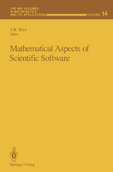 Produktbild: Mathematical Aspects of Scientific Software