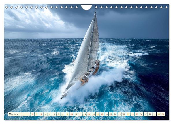 Produktbild: Segeln - sch&ouml;ne Momente (Wandkalender 2026 DIN A4 quer), CALVENDO Monatskalender