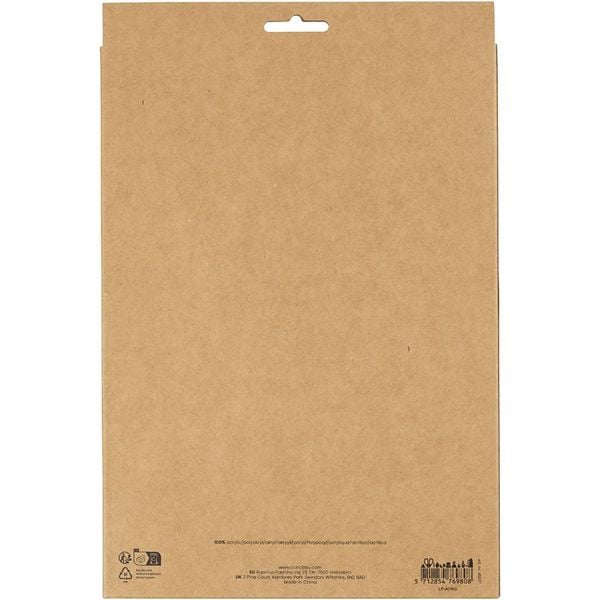 Produktbild: Creativ Company Bastelfilz, A4, Blatt 210x297 mm, Dicke 2 mm, Harmonie in Blau-Gr&uuml;n, 10 Stk