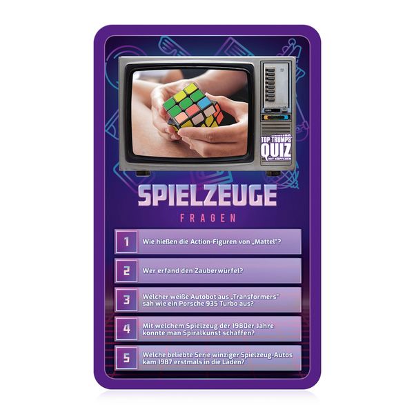 Produktbild: Top Trumps Quiz 80er
