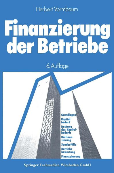 Produktbild: Finanzierung der Betriebe