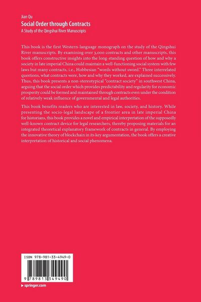 Produktbild: Social Order through Contracts