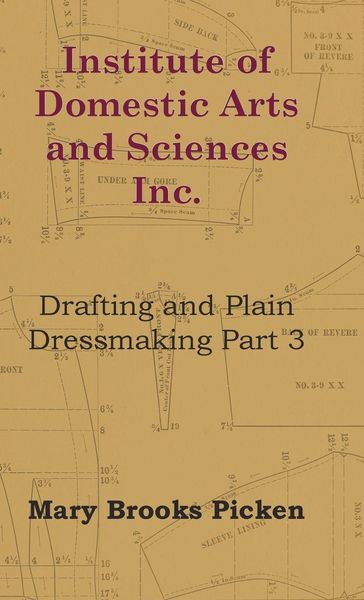 Produktbild: Institute of Domestic Arts and Sciences - Drafting and Plain Dressmaking Part 3