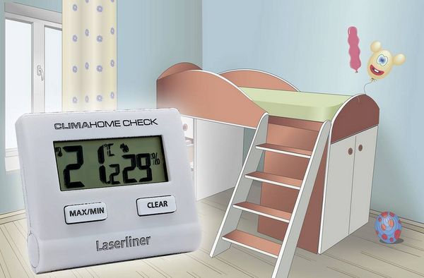 Produktbild: Laserliner ClimaHome-Check Luftfeuchtigkeits- und Temperaturdatenlogger