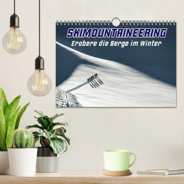 Produktbild: Skimountaineering - Erobere die Berge im Winter (Wandkalender 2026 DIN A4 quer), CALVENDO Monatskalender