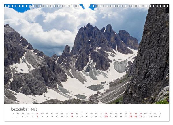 Produktbild: S&uuml;dtirol - Land der Berge und Seen (Wandkalender 2026 DIN A3 quer), CALVENDO Monatskalender