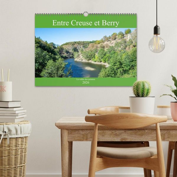 Produktbild: Entre Creuse et Berry la vall&eacute;e des peintres (Calendrier mural 2026 DIN A3 vertical), CALVENDO calendrier mensuel