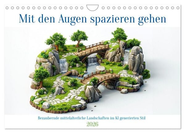 Produktbild: Mit den Augen spazieren gehen (Wandkalender 2026 DIN A4 quer), CALVENDO Monatskalender