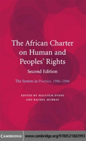Produktbild: African Charter on Human and Peoples' Rights