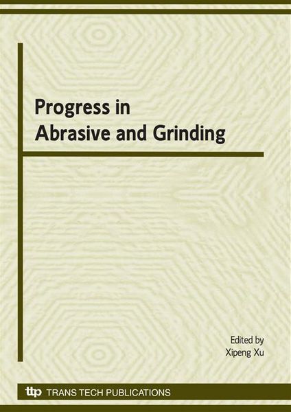 Produktbild: Progress in Abrasive and Grinding Technology