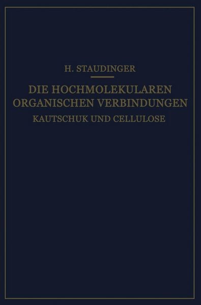 Produktbild: Die Hochmolekularen Organischen Verbindungen