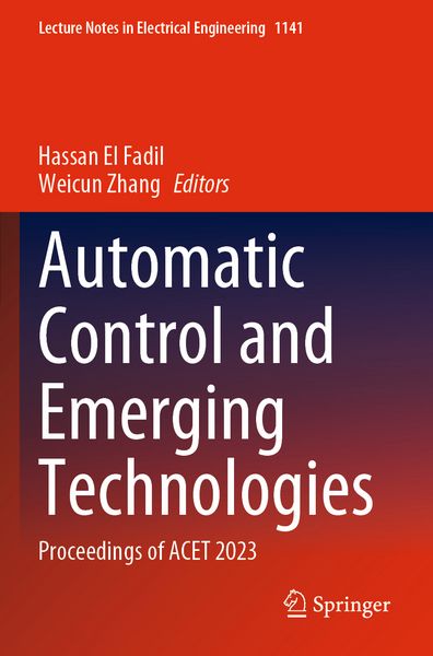 Produktbild: Automatic Control and Emerging Technologies
