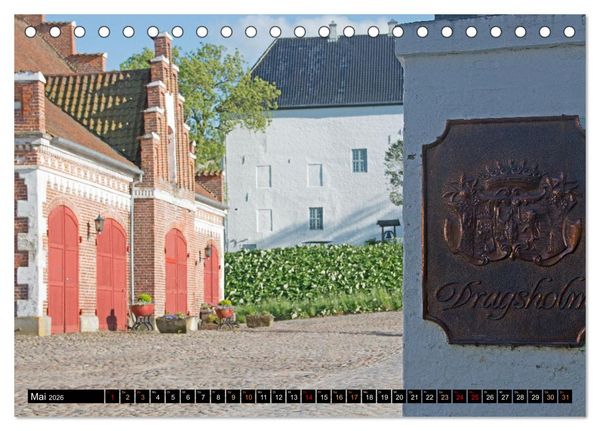 Produktbild: Schl&ouml;sser in D&auml;nemark (Tischkalender 2026 DIN A5 quer), CALVENDO Monatskalender