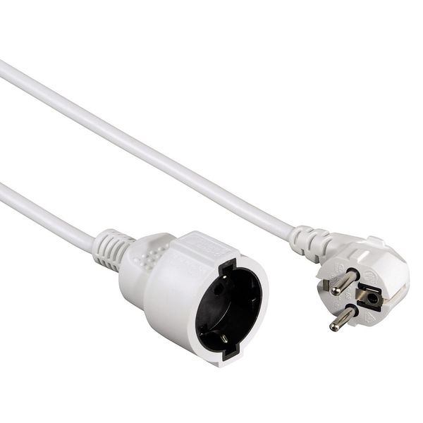 Produktbild: hama 00047865 Schutzkontakt-Verl&auml;ngerungskabel \"Profi\", 3 m, Wei&szlig;