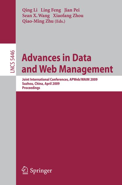 Produktbild: Advances in Data and Web Management