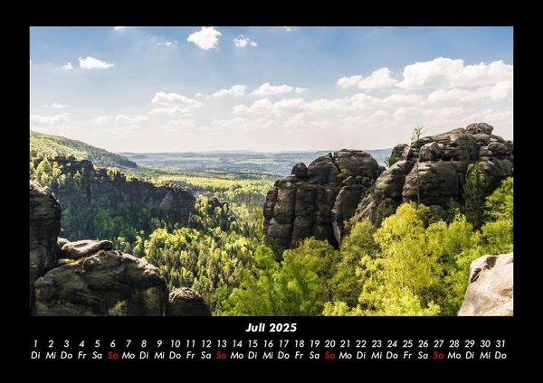 Produktbild: Landschaftskalender 2025 Fotokalender DIN A3