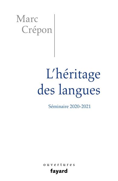 Produktbild: L'h&eacute;ritage des langues