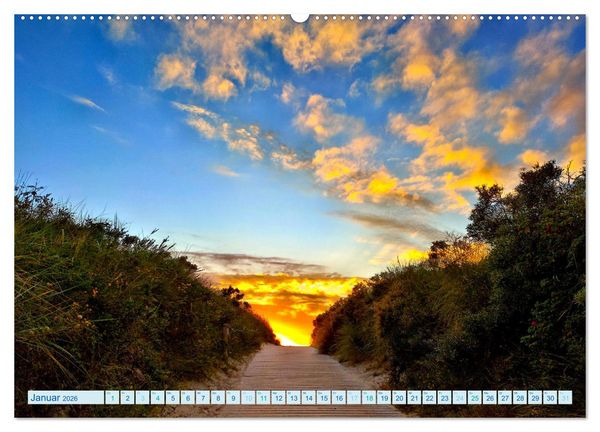 Produktbild: Beach Light Inspiration (Wandkalender 2026 DIN A2 quer), CALVENDO Monatskalender