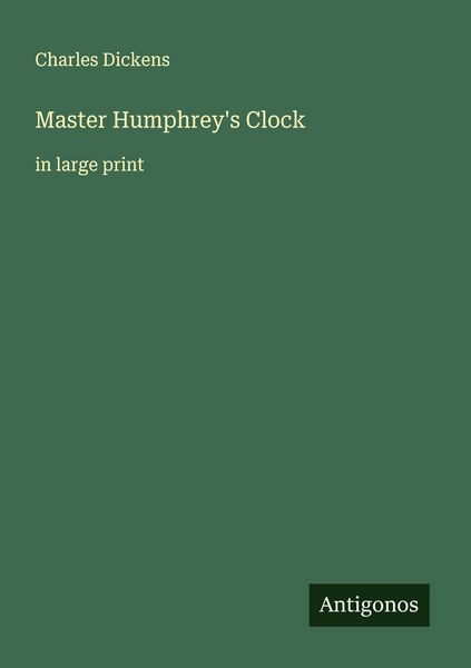 Produktbild: Master Humphrey's Clock