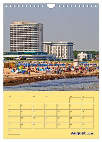 Produktbild: Sehnsuchtsort Warnem&uuml;nde (Wandkalender 2026 DIN A4 hoch), CALVENDO Monatskalender