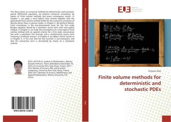 Produktbild: Finite volume methods for deterministic and stochastic PDEs