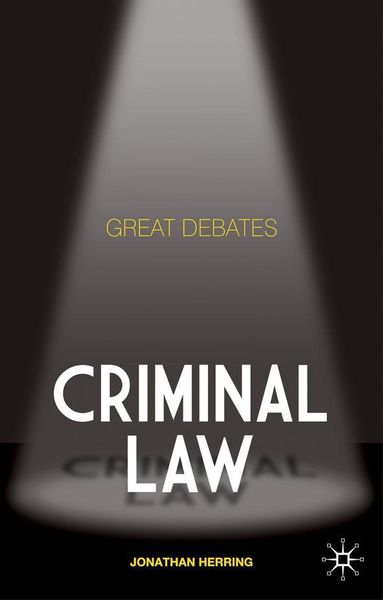 Produktbild: Criminal Law