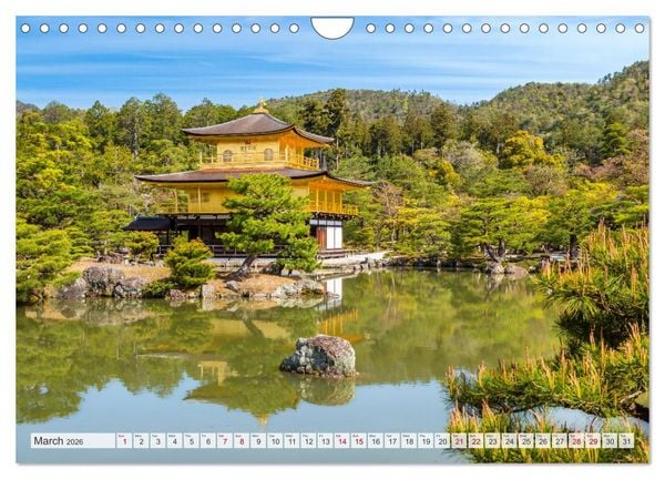 Produktbild: JAPAN Journey through time and beauty (Wall Calendar 2026 DIN A4 landscape), CALVENDO 12 Month Wall Calendar