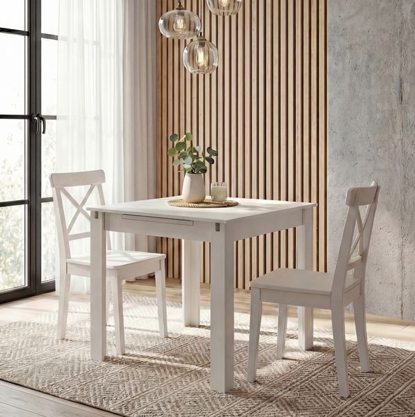 Produktbild: Esstisch K&uuml;chentisch Pesoli ausziehbar 80-120 cm