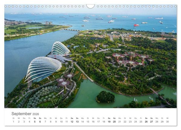 Produktbild: Singapur (Wandkalender 2026 DIN A3 quer), CALVENDO Monatskalender