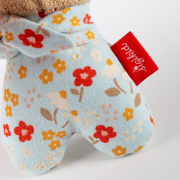 Produktbild: Sigikid 31272 - Greifling Hase, 15 cm, braun/blau/gebl&uuml;mt, Farmhouse Family