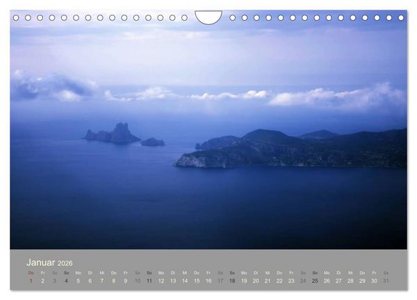 Produktbild: Ibiza - Spanien (Wandkalender 2026 DIN A4 quer), CALVENDO Monatskalender