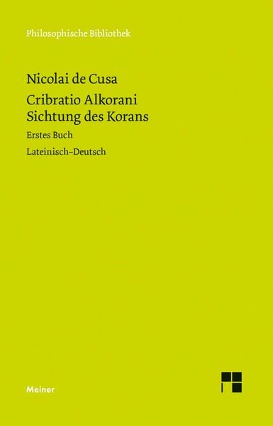 Produktbild: Cribratio Alkorani. Sichtung des Korans. Erstes Buch