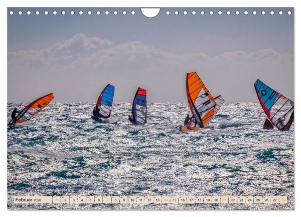 Produktbild: Windsurfing - extrem cool (Wandkalender 2026 DIN A4 quer), CALVENDO Monatskalender