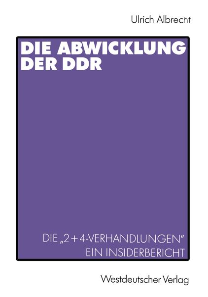 Produktbild: Die Abwicklung der DDR