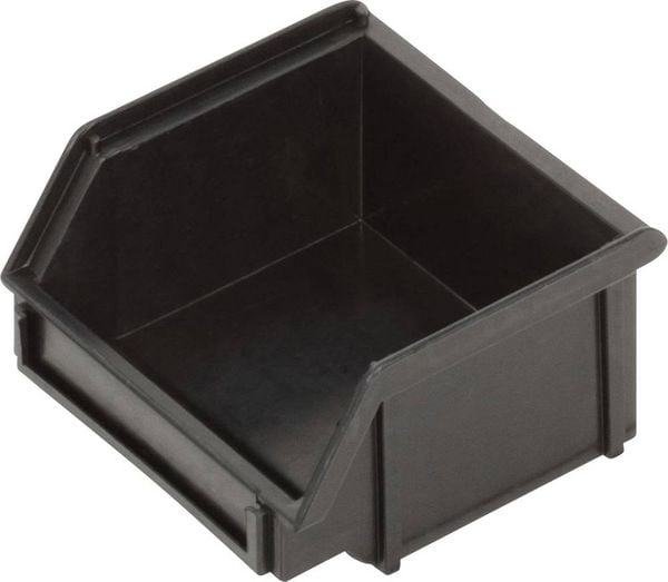 Alutec 1394006197 ESD Sichtlagerkasten CB6MC (B x H x T) 100 x 50 x 95mm Schwarz 1St.