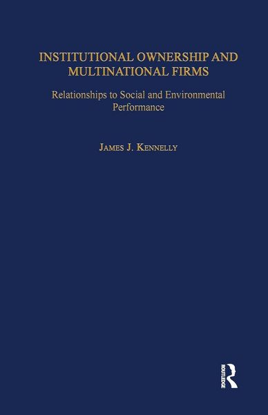 Produktbild: Institutional Ownership and Multinational Firms