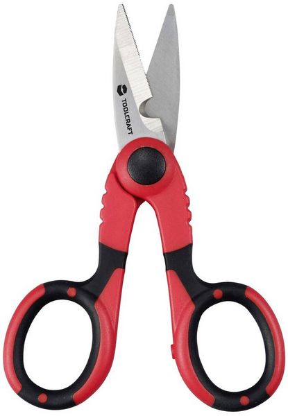 Produktbild: TOOLCRAFT TO-9622704 Kabelschneider Geeignet f&uuml;r (Abisoliertechnik) Schl&auml;uche 10mm&sup2;