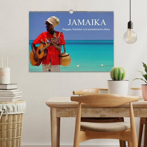 Produktbild: JAMAIKA Reggae, Rastafari und paradiesische Natur. (Wandkalender 2026 DIN A3 quer), CALVENDO Monatskalender