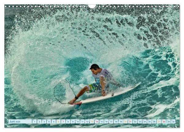Produktbild: Surfen - Wasser, Wind und coole Typen (Wandkalender 2026 DIN A3 quer), CALVENDO Monatskalender