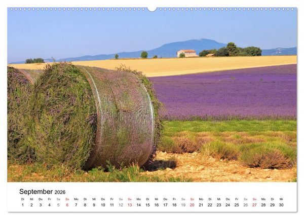 Produktbild: Provence - Zwischen Meer und Alpen (hochwertiger Premium Wandkalender 2026 DIN A2 quer), Kunstdruck in Hochglanz