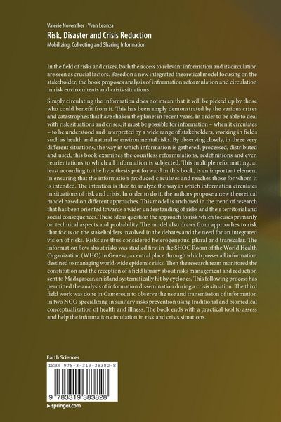 Produktbild: Risk, Disaster and Crisis Reduction