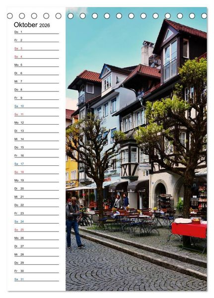 Produktbild: Lindau - Inselstadt am Bodensee (Tischkalender 2026 DIN A5 hoch), CALVENDO Monatskalender
