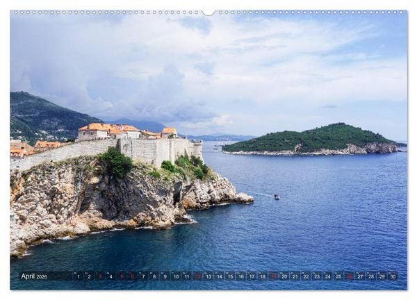 Produktbild: Kroatien - Landschaften am Mittelmeer (Wandkalender 2026 DIN A2 quer), CALVENDO Monatskalender