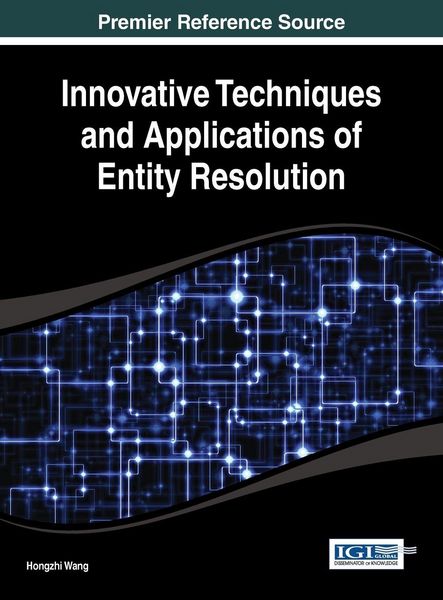 Produktbild: Innovative Techniques and Applications of Entity Resolution