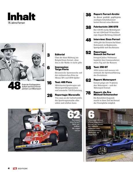 Produktbild: Auto motor und sport Edition - 75 Jahre Ferrari