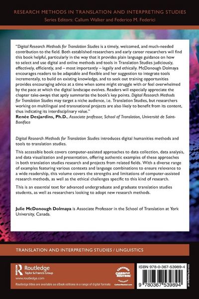 Produktbild: Digital Research Methods for Translation Studies