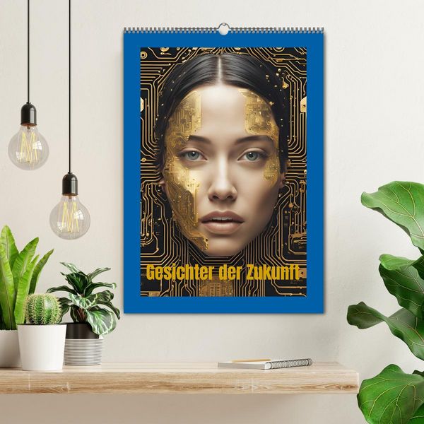 Produktbild: Gesichter der Zukunft (Wandkalender 2026 DIN A2 hoch), CALVENDO Monatskalender
