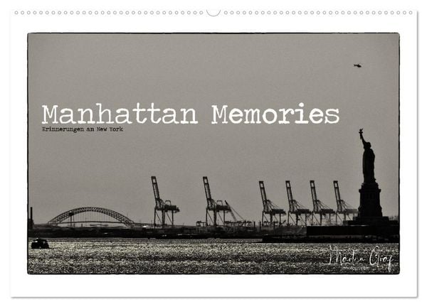 Produktbild: Manhattan Memories - Erinnerungen an New York (Wandkalender 2026 DIN A2 quer), CALVENDO Monatskalender